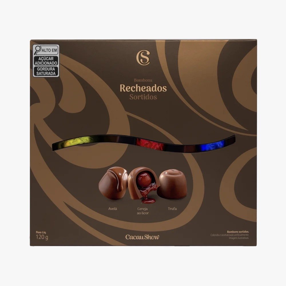 Caixa de Bombons Clássicos Sortidos 120g