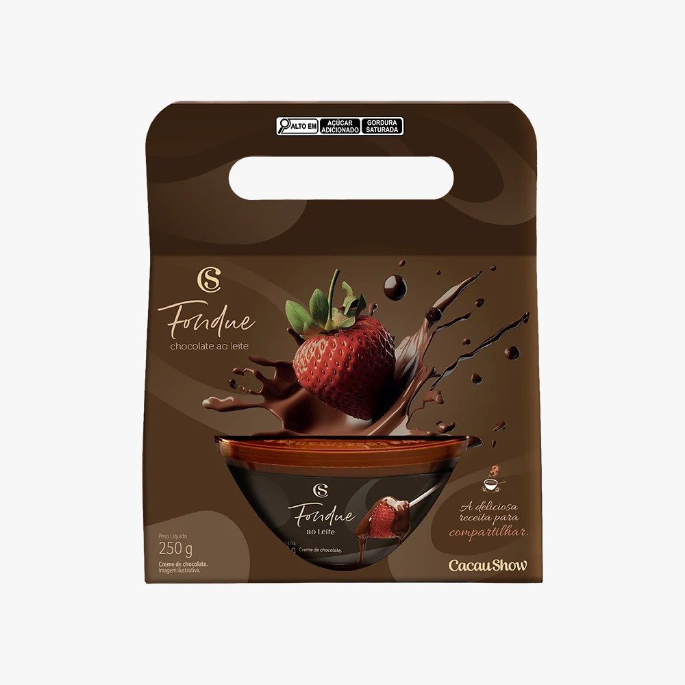Fondue de Chocolate ao Leite Cacau Show 250g