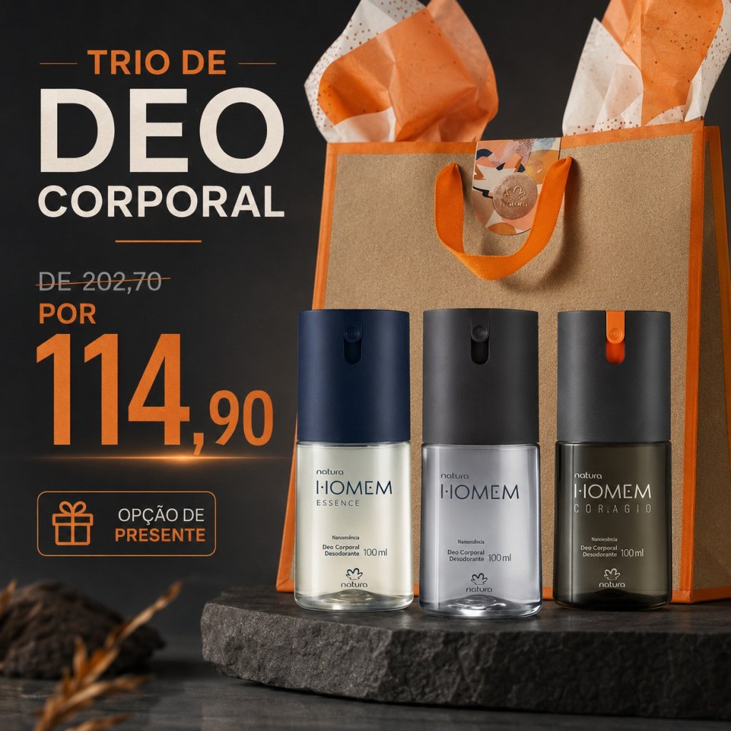 TRIO DE DEO CORPORAL NATURA