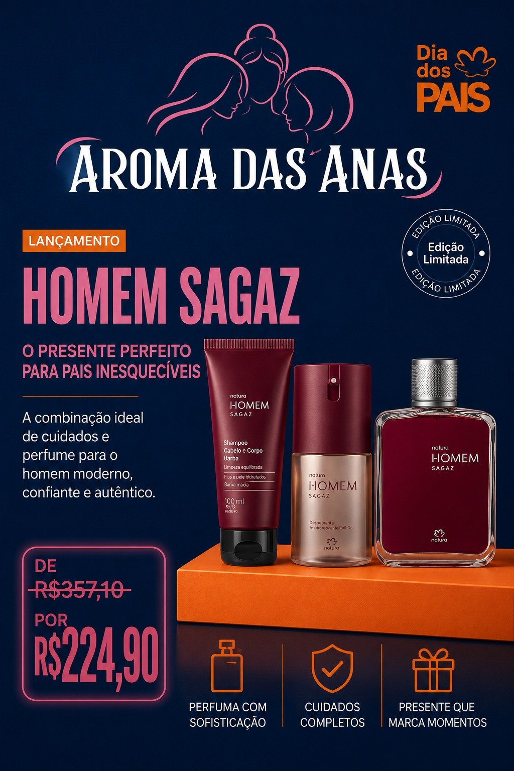 PRESENTE HOMEM SAGAZ