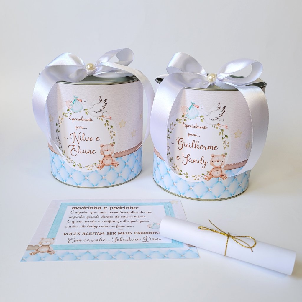 Convite para Padrinhos na tubolata