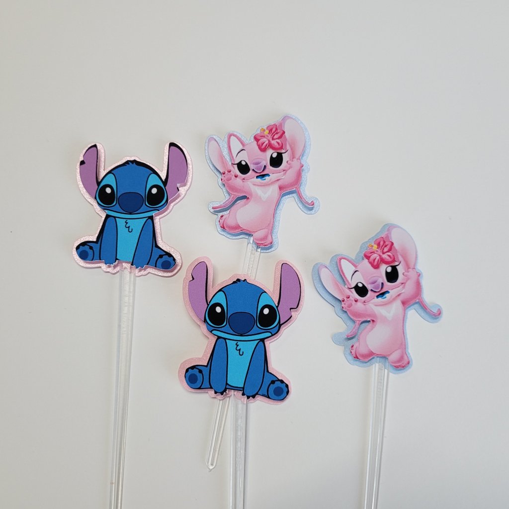 Topper para docinhos/cupcakes (scrap simples) 