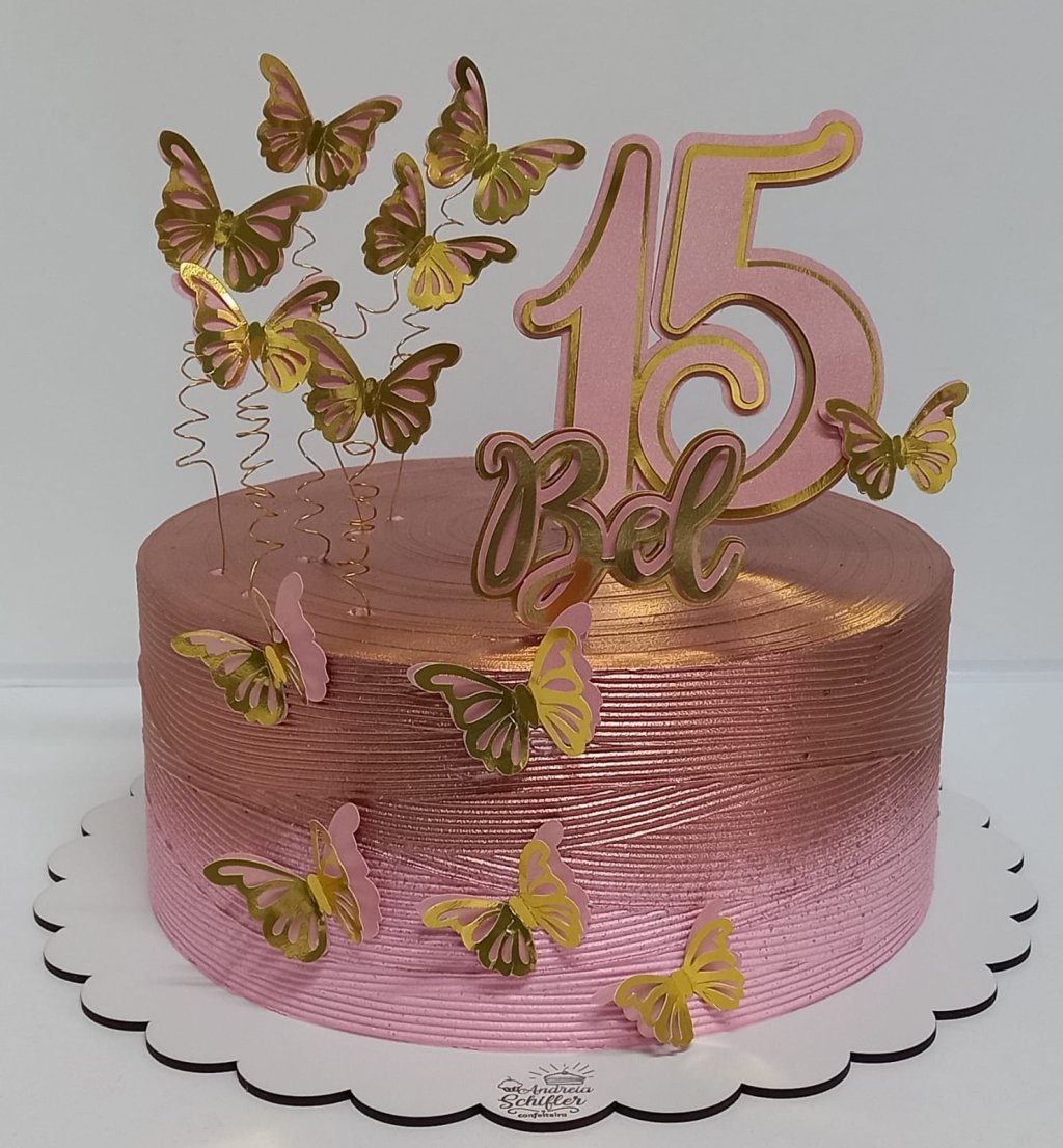 Topo de Bolo - 15 anos