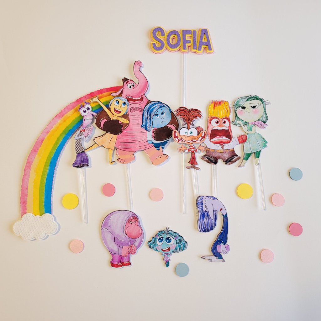 Topo de Bolo - Divertidamente