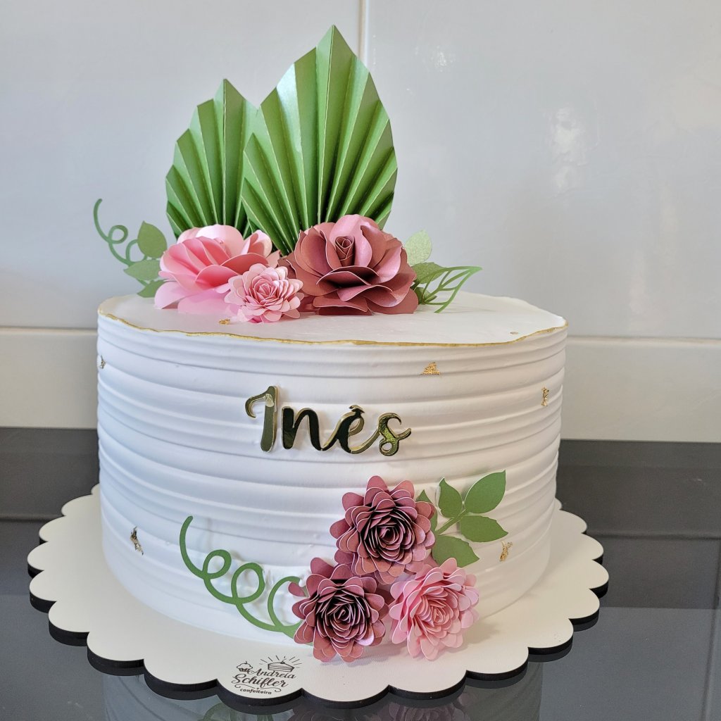Topo de Bolo Flores