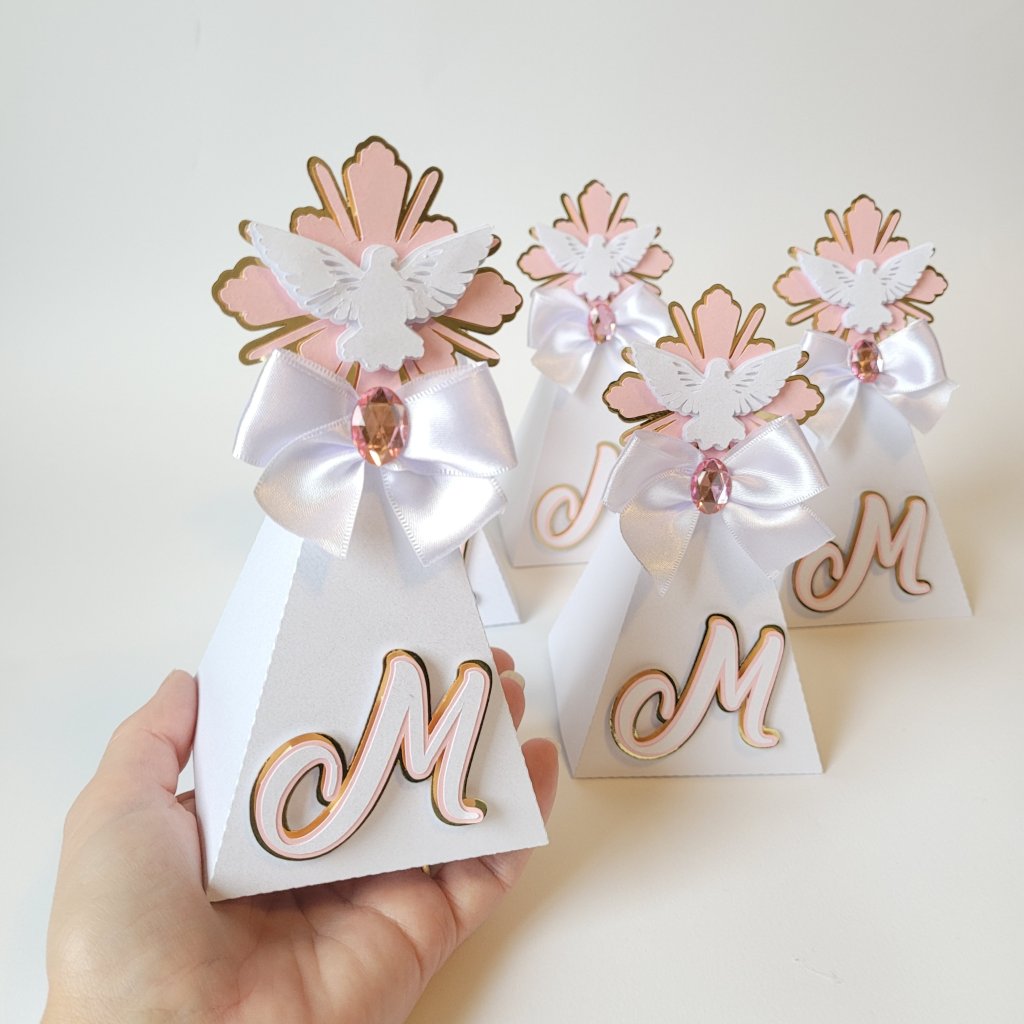 Caixinha Pirâmide - Batizado