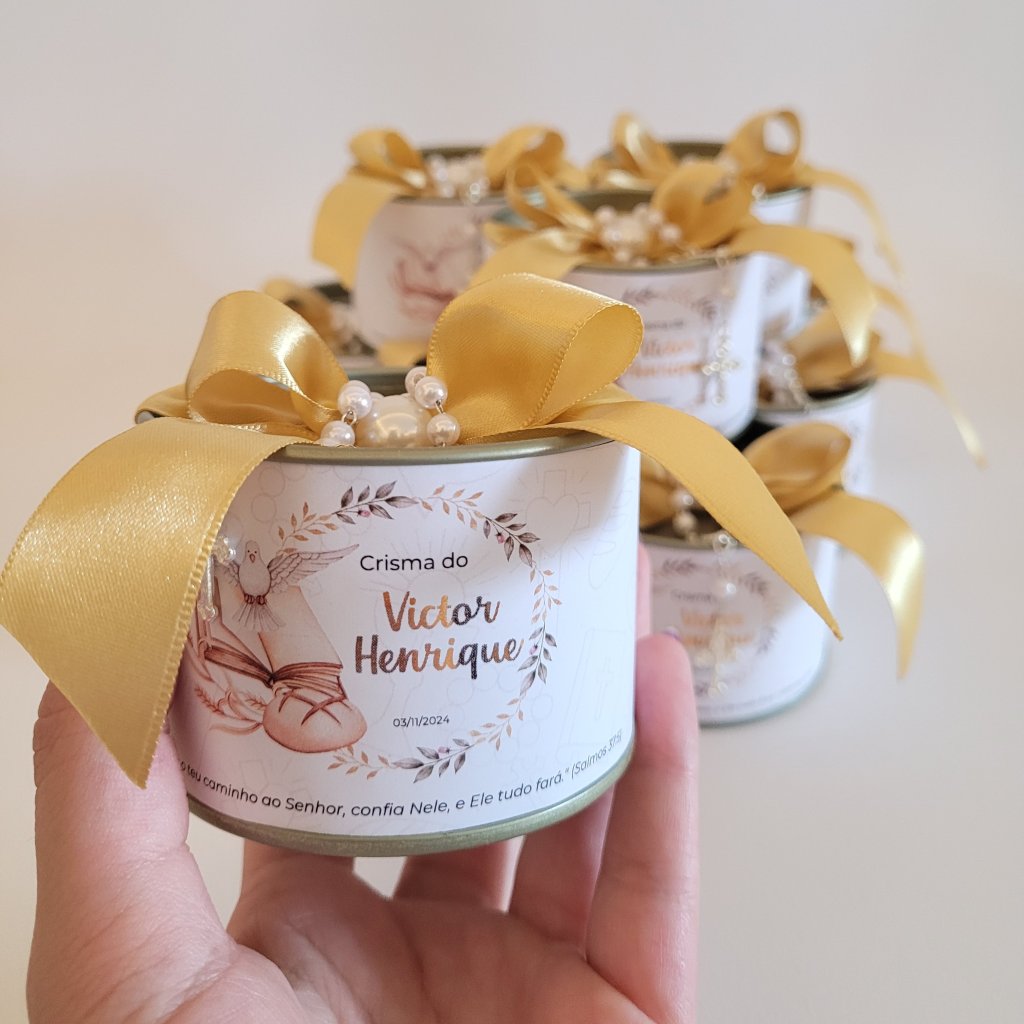 Tubolata Personalizada Crisma/Batizado/Eucaristia