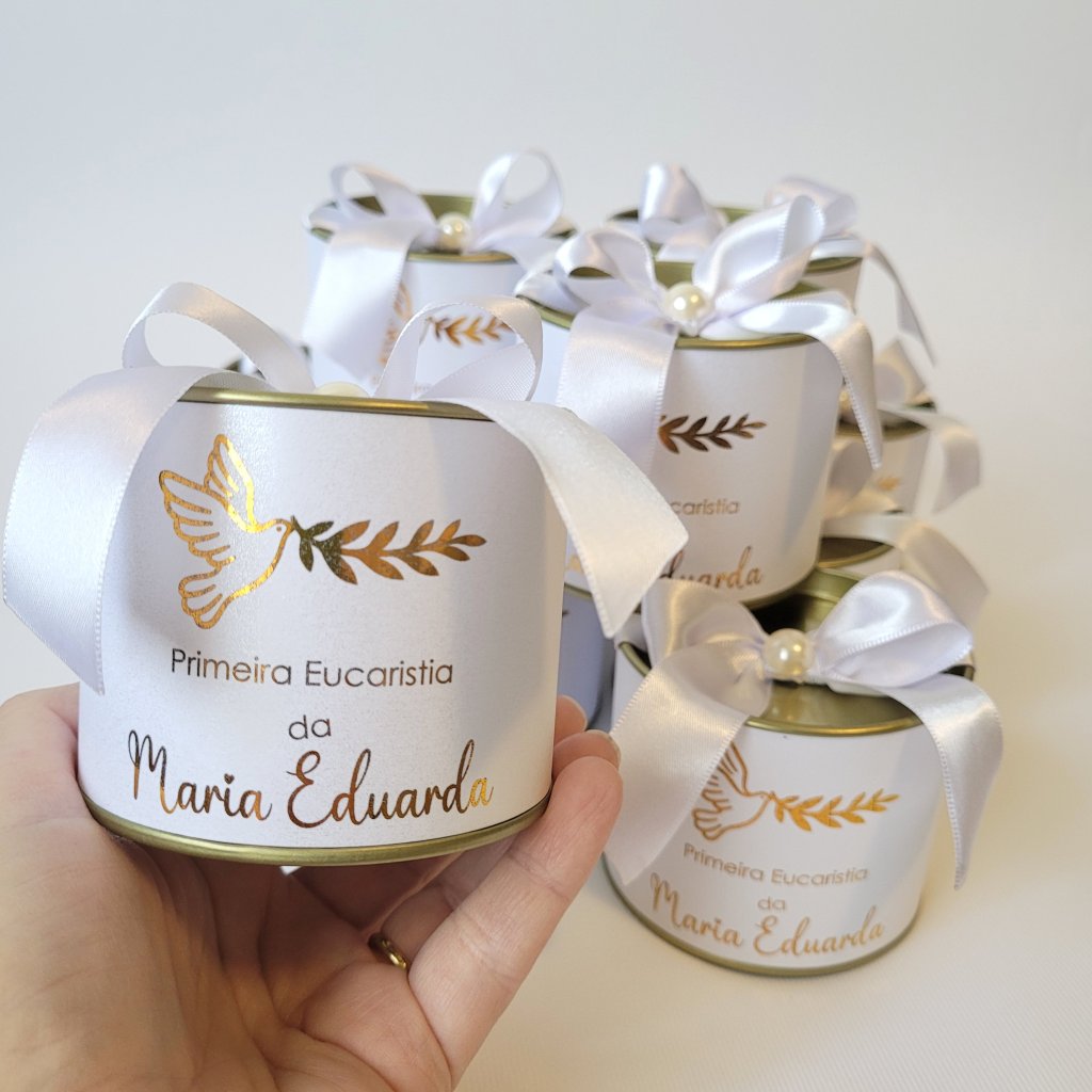 Tubolata Personalizada Crisma/Batizado/Eucaristia