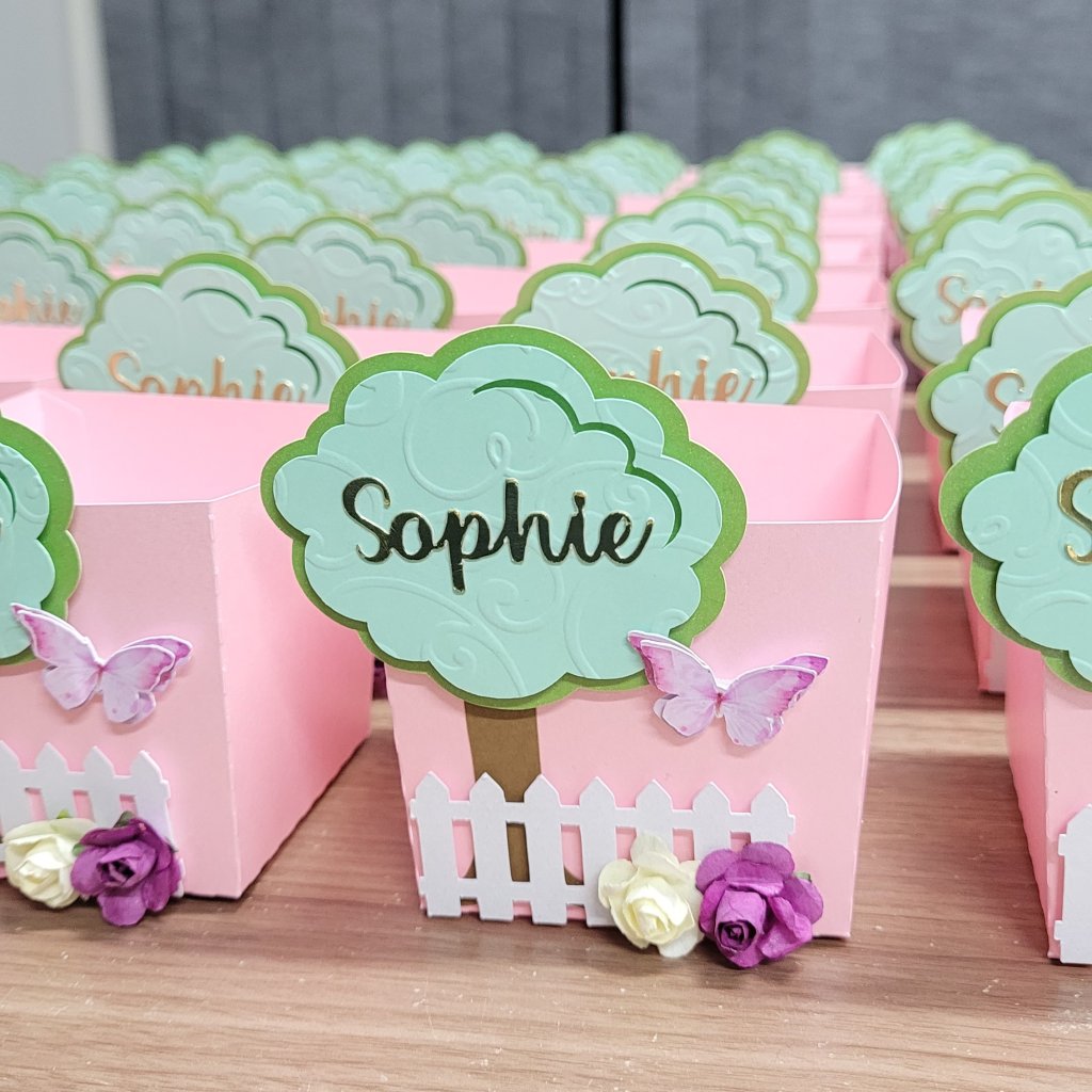 Caixinha Aberta Scrap - Jardim Encantado