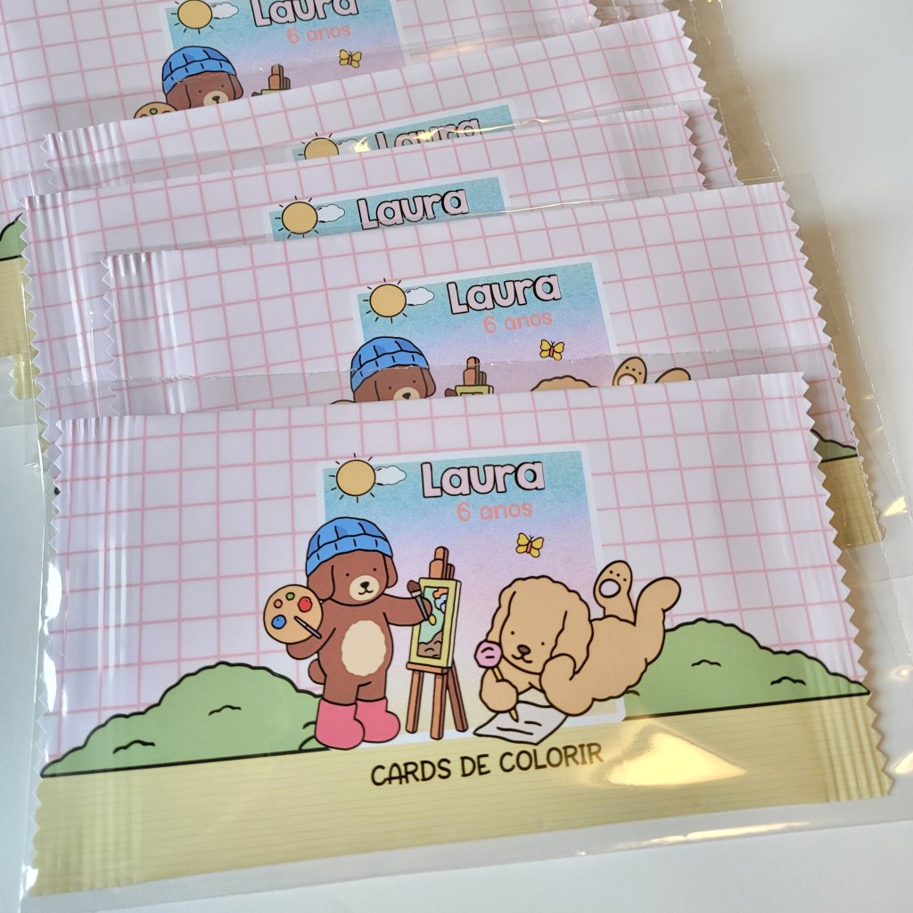 Cards de Colorir - Bobbie Goods