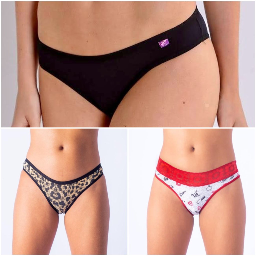 Kit CALCINHA POLIAMIDA - 3 und 