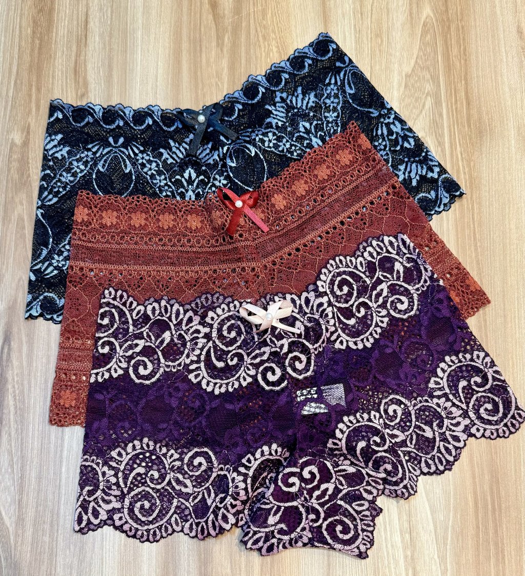 KIT CALCINHA BOX RENDA - 3 und