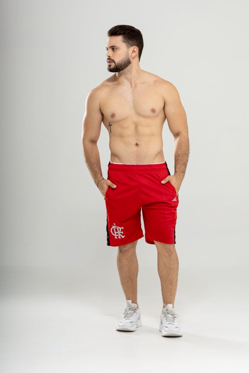 SHORT DE TIME C/ BORDADO TDF