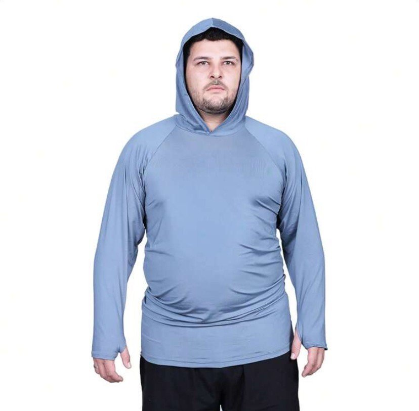 CAMISA C/ CAPUZ DRYFIT - PLUS SIZE