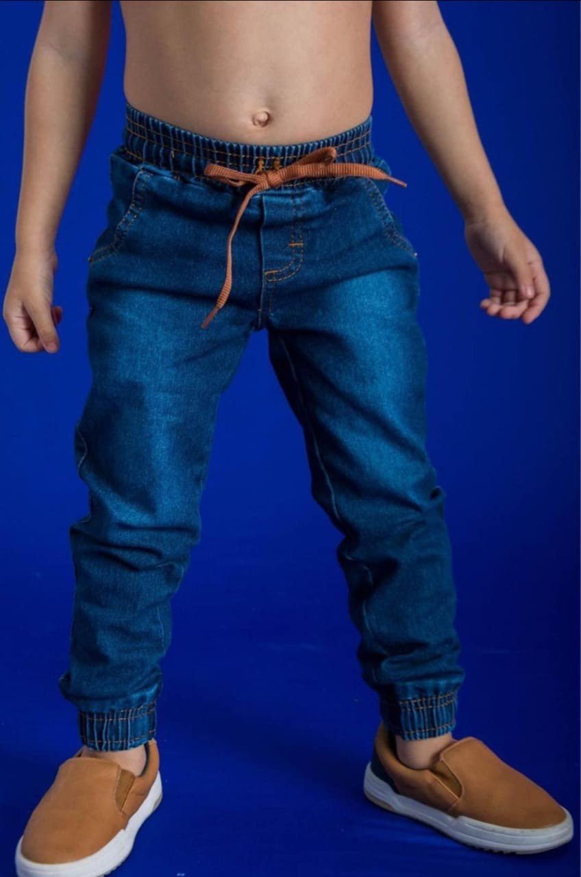 CALÇA JOGGER JEANS - INFANTIL 