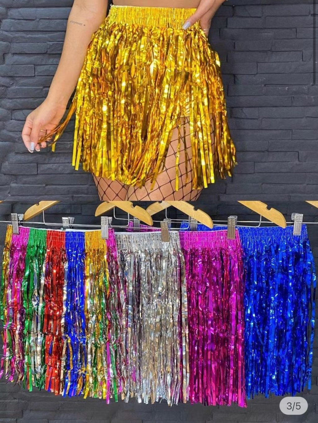 Saída de carnaval-metalizado