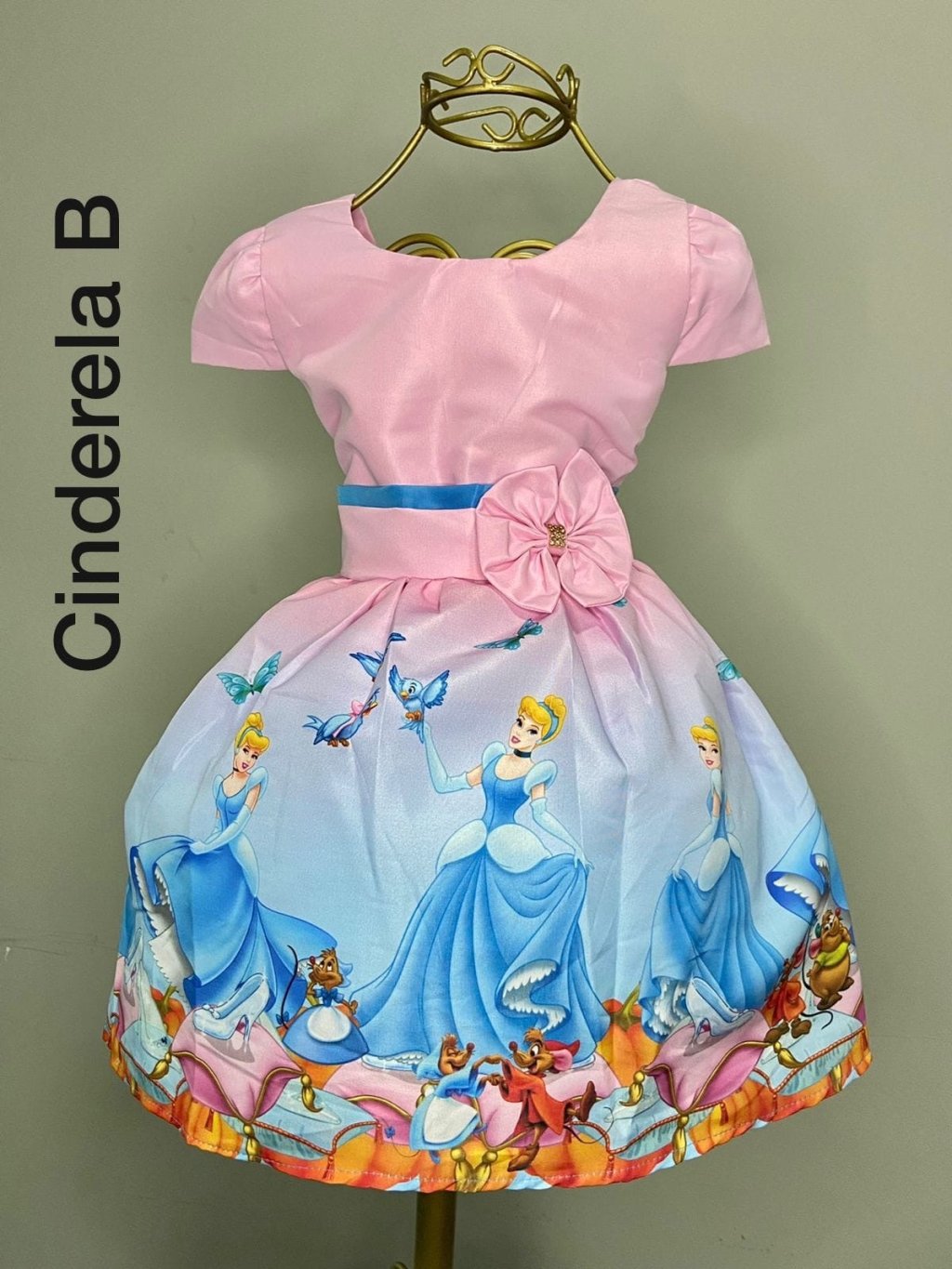 Vestido infantil - personagem 