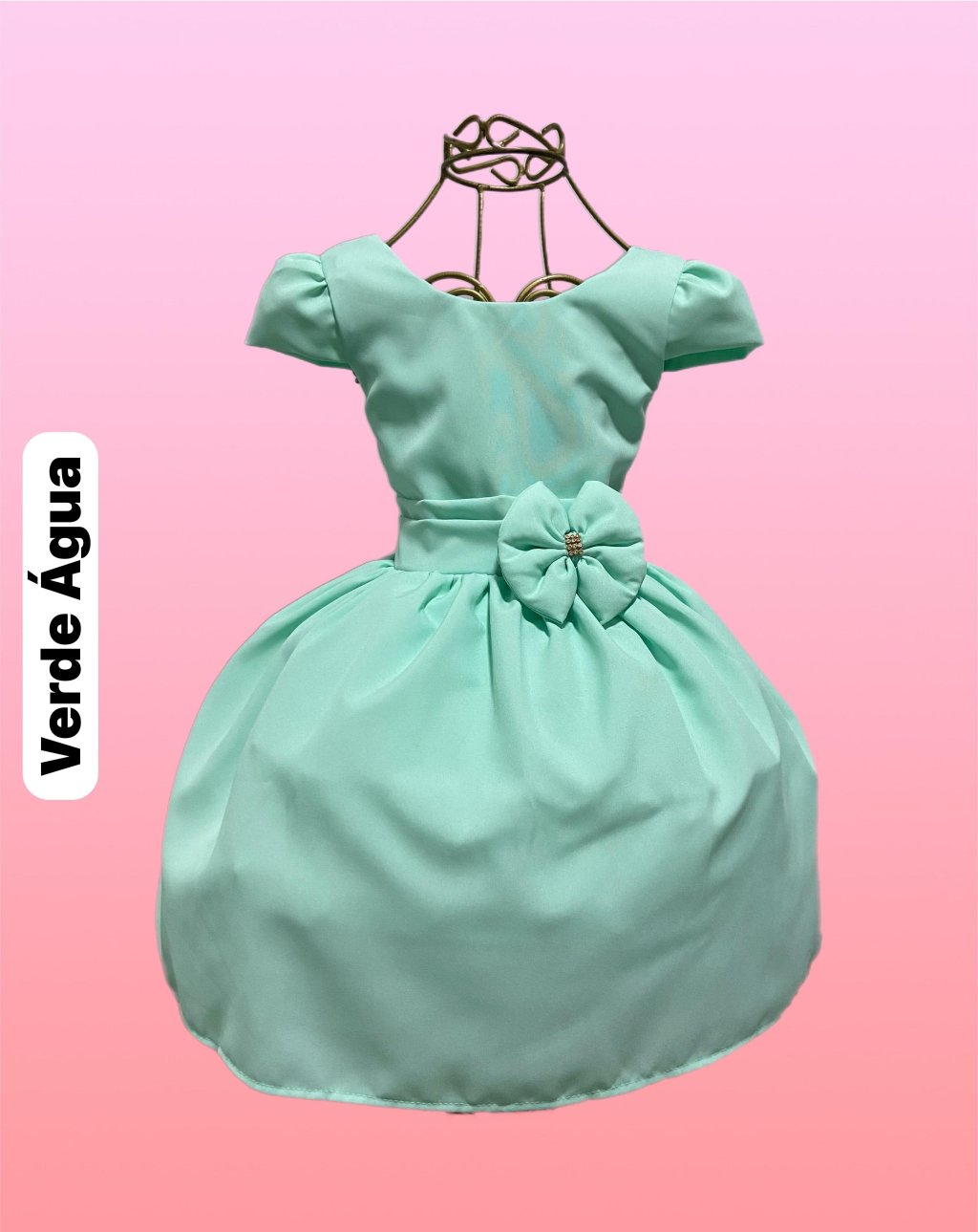 Vestido infantil - liso 
