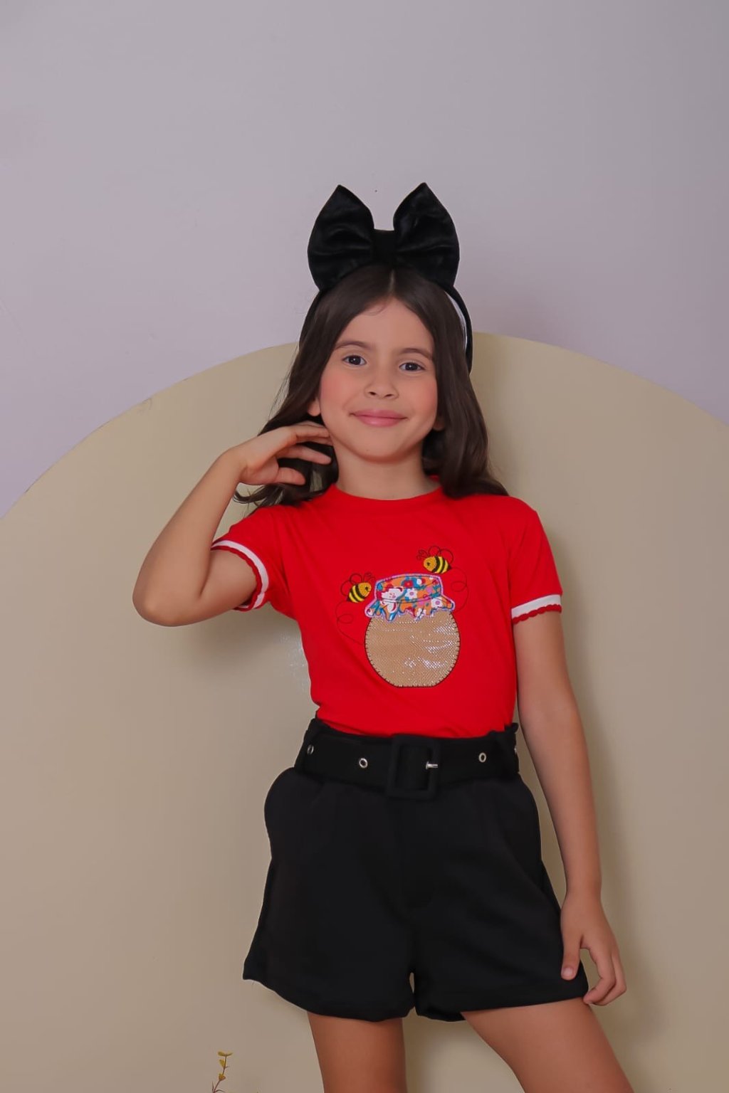 Blusa c/ aplique inf.