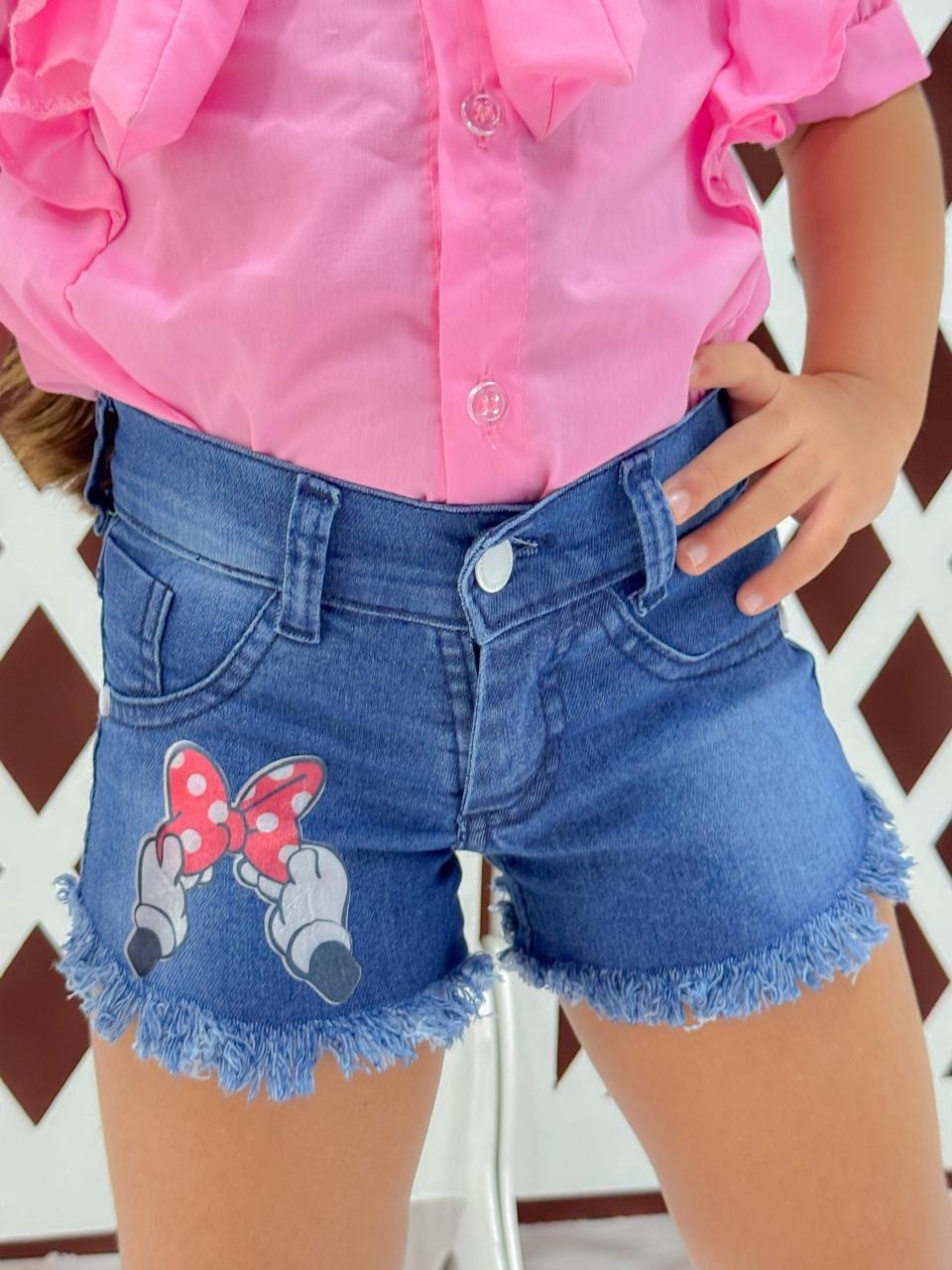 SHORT JEANS INFANTO JUV. C/ LYCRA 