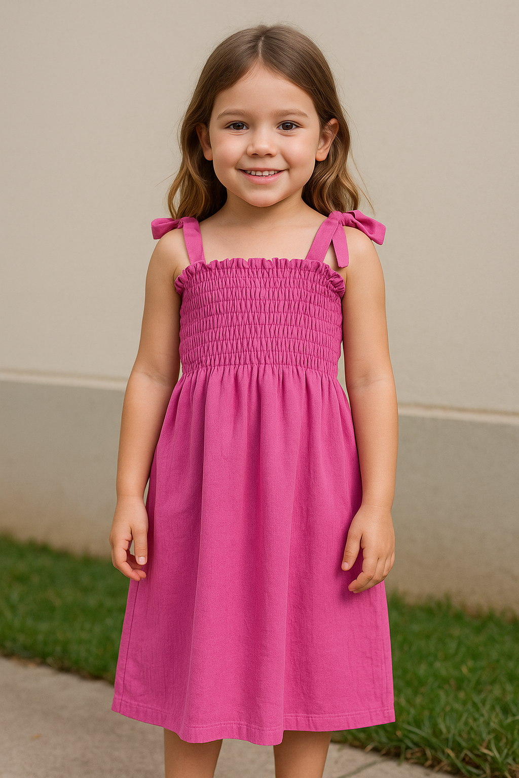 VESTIDO INF. C/ ELASTANO - DUNA