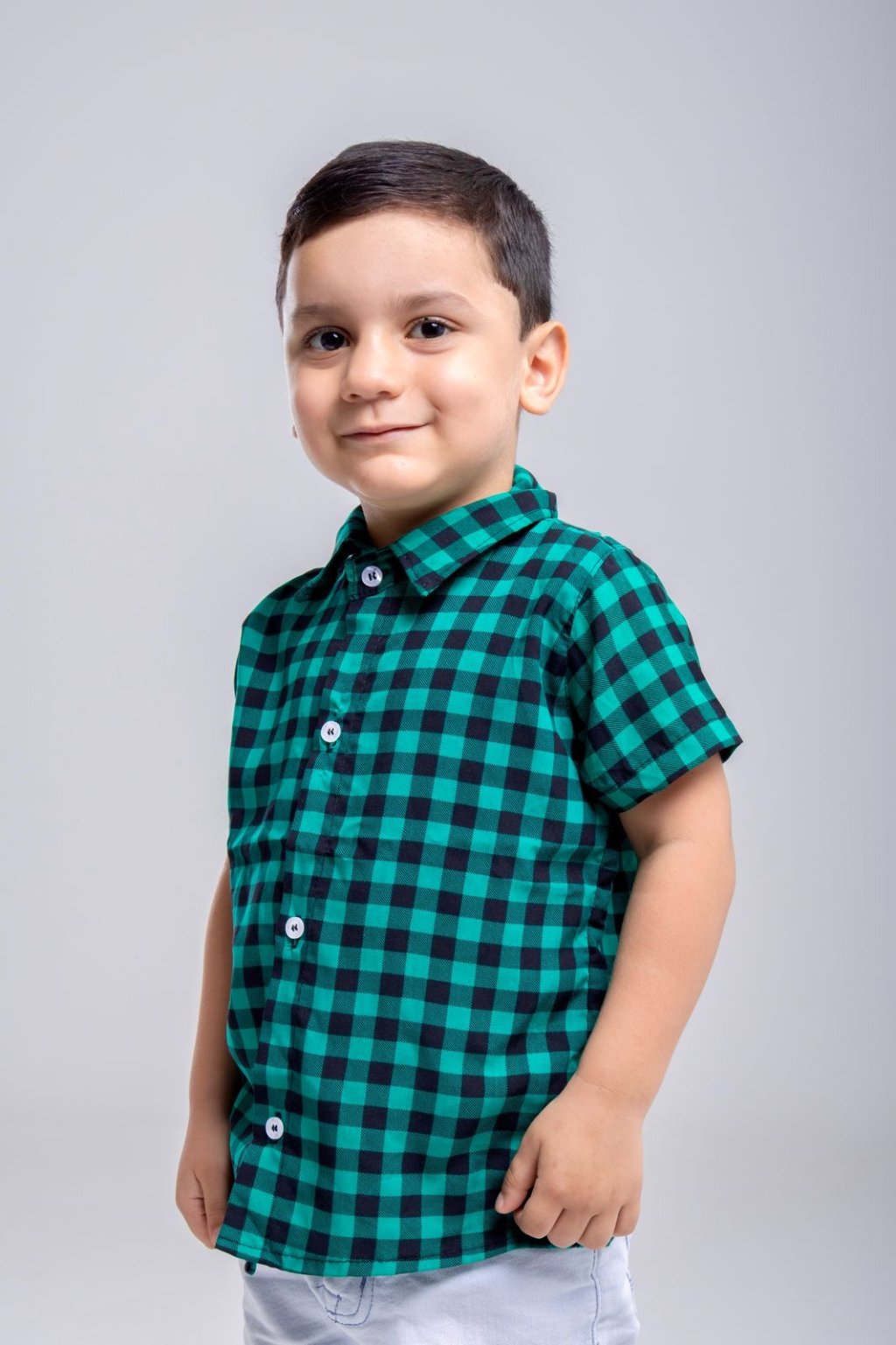 CAMISA INF. XADREZ - VISCOSE