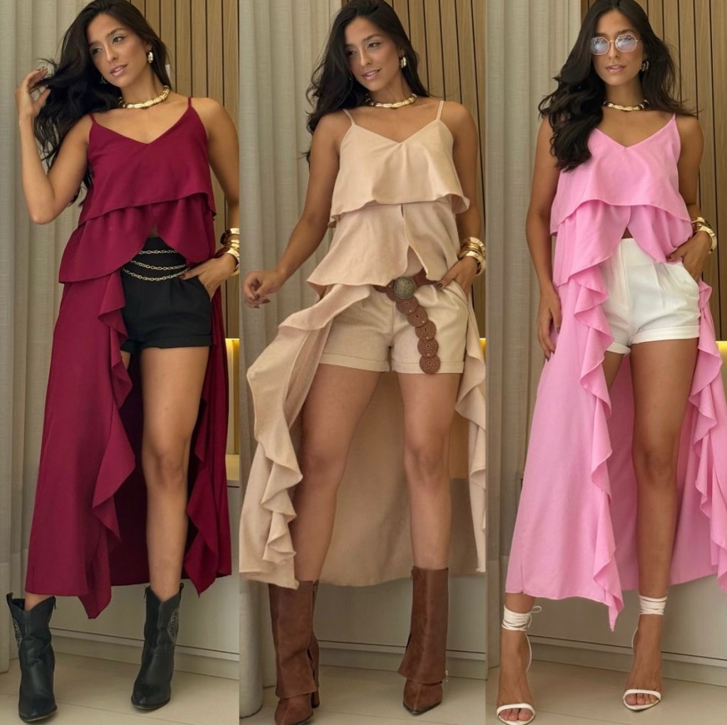 BLUSA BATA BOHO CHIC - ALFAIATARIA 