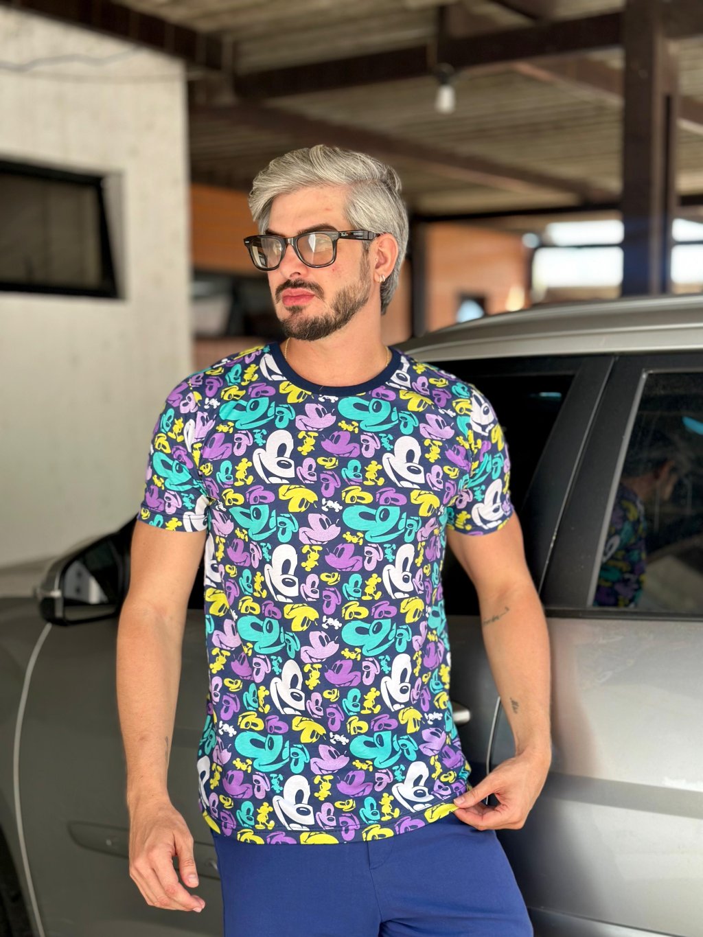 CAMISA ADULTO ESTAMPADA - ALGODÃO 
