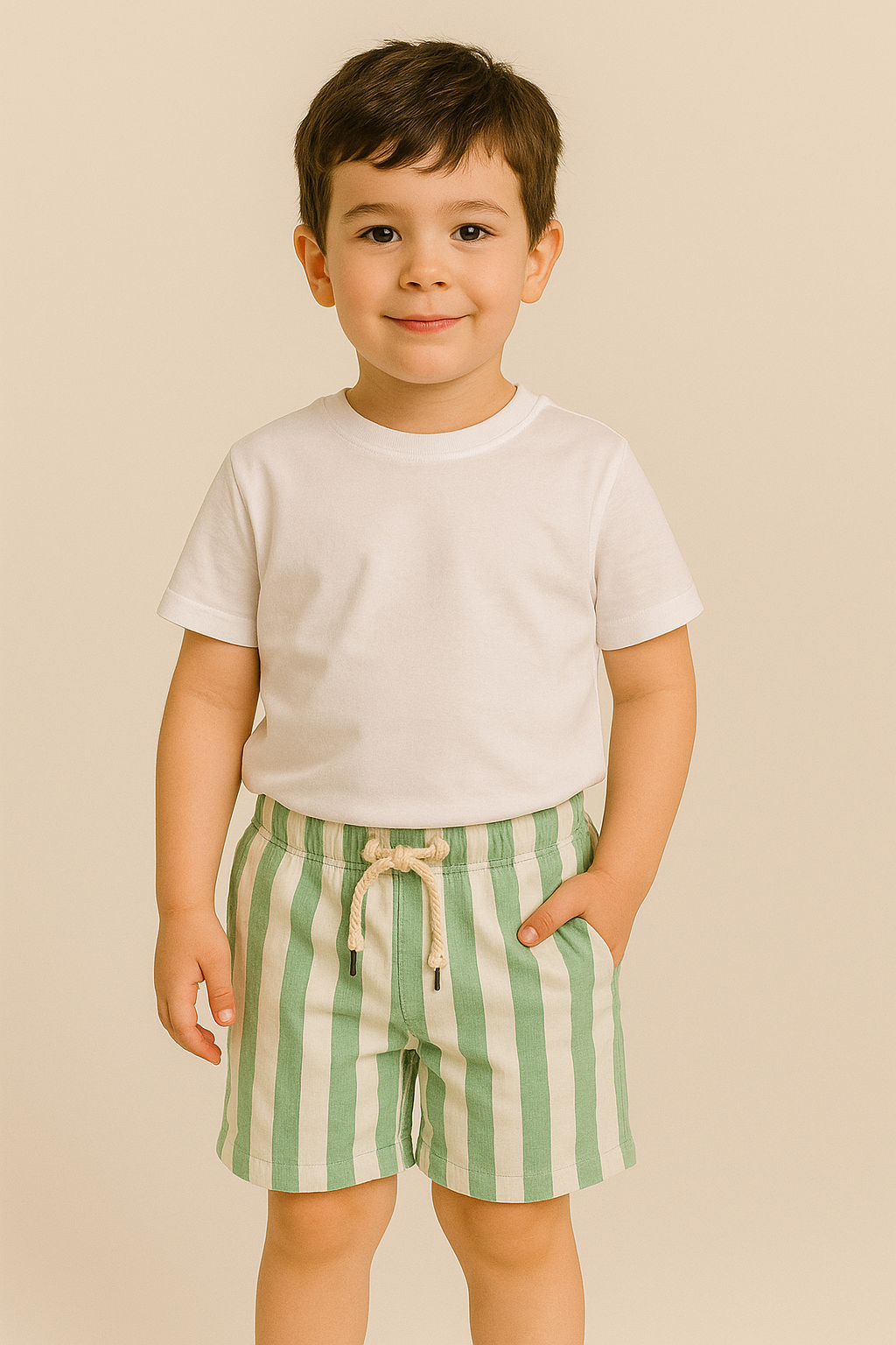 SHORT BRIM INFANTIL - LISTRADO