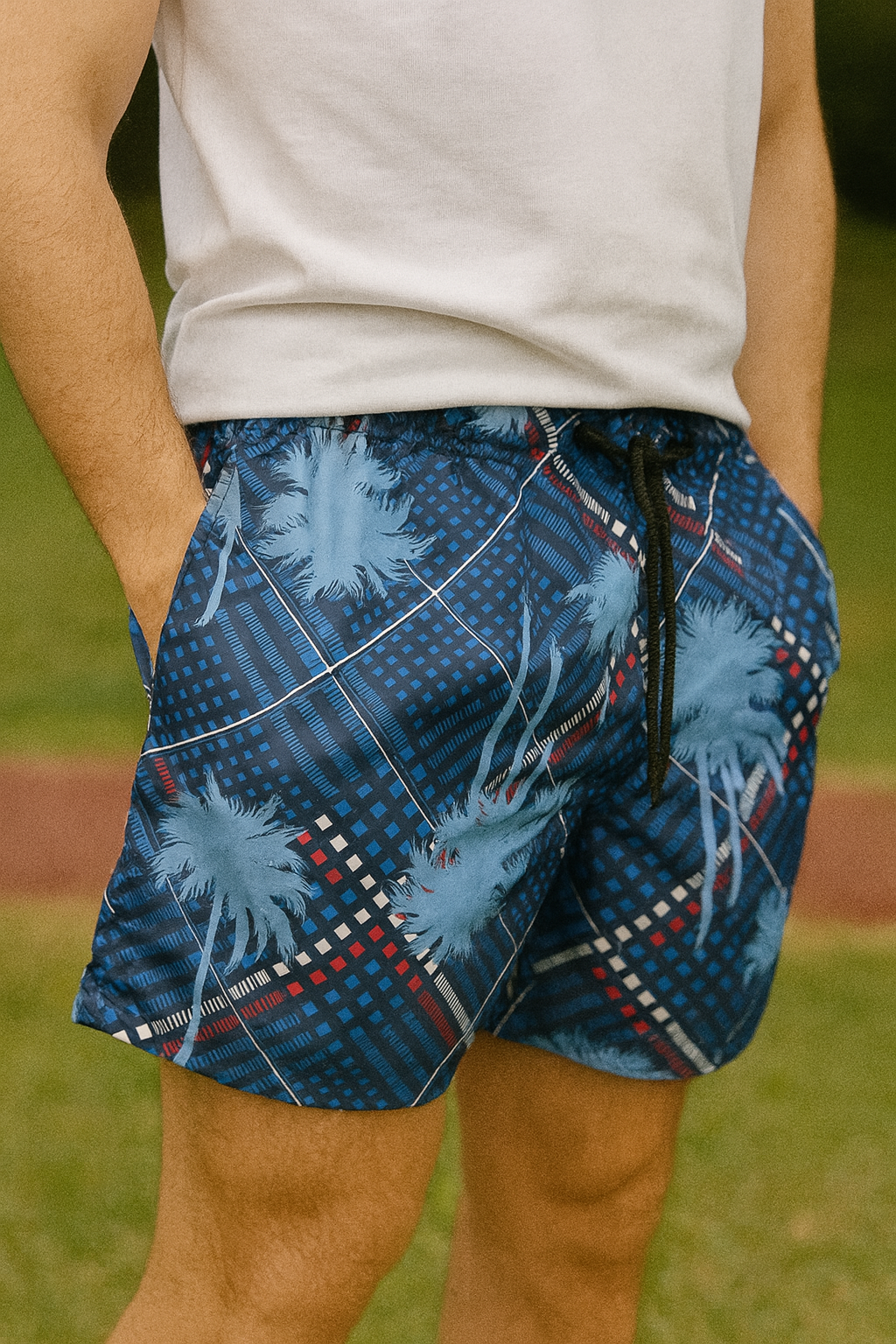 SHORT TACTEL C/ ELÁSTANO - ESTAMPADO 