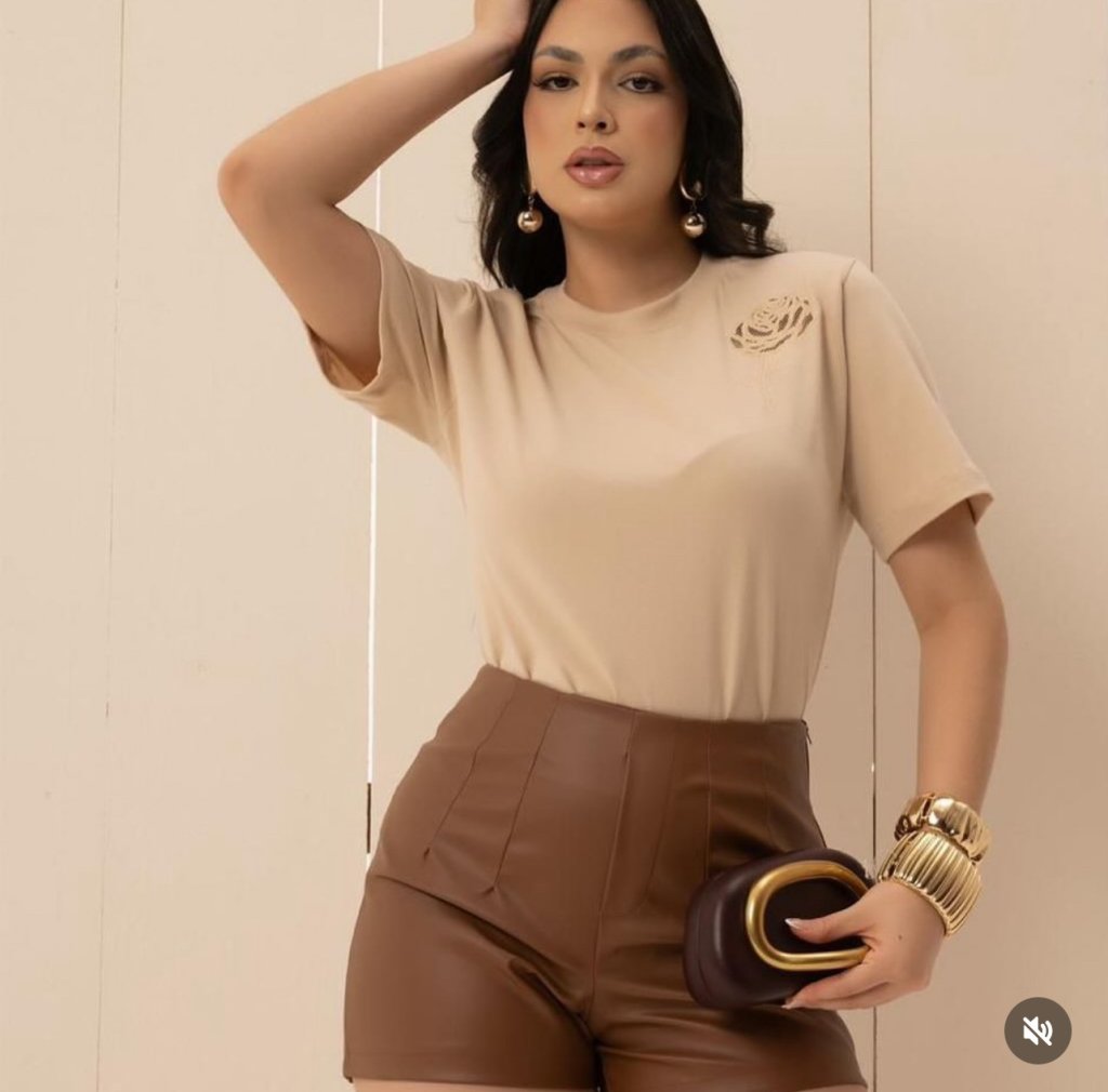 SHORT COURINO CINTURA ALTA C/ZIPER 