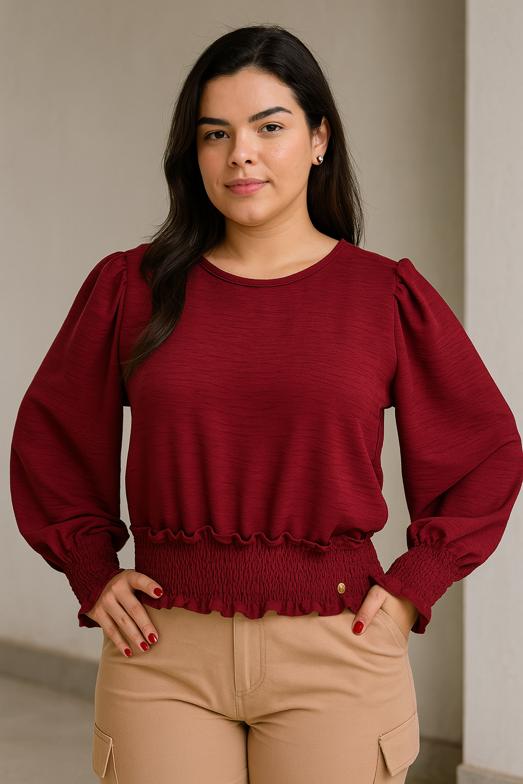 BLUSA MANGA LONGA - DUNA 