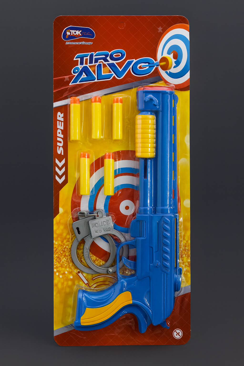 BRINQUEDO LANÇA DARDOS - 7PÇS 