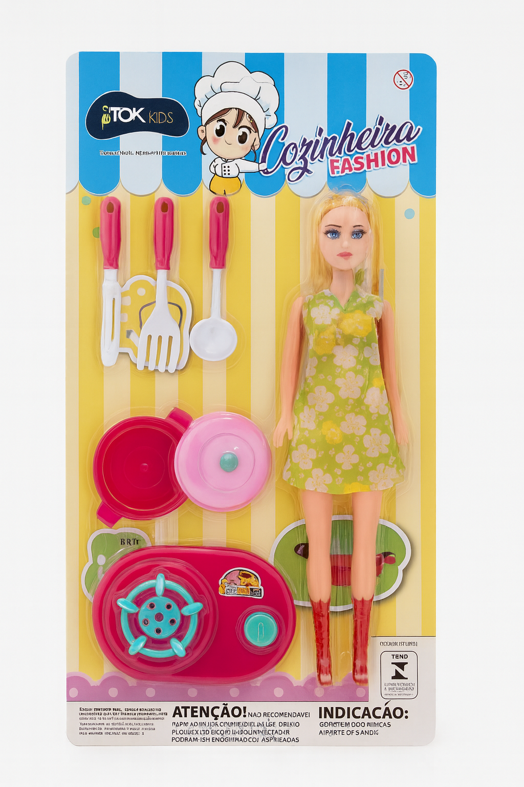 BRINQUEDO BONECA CHEFE DE COZINHA 