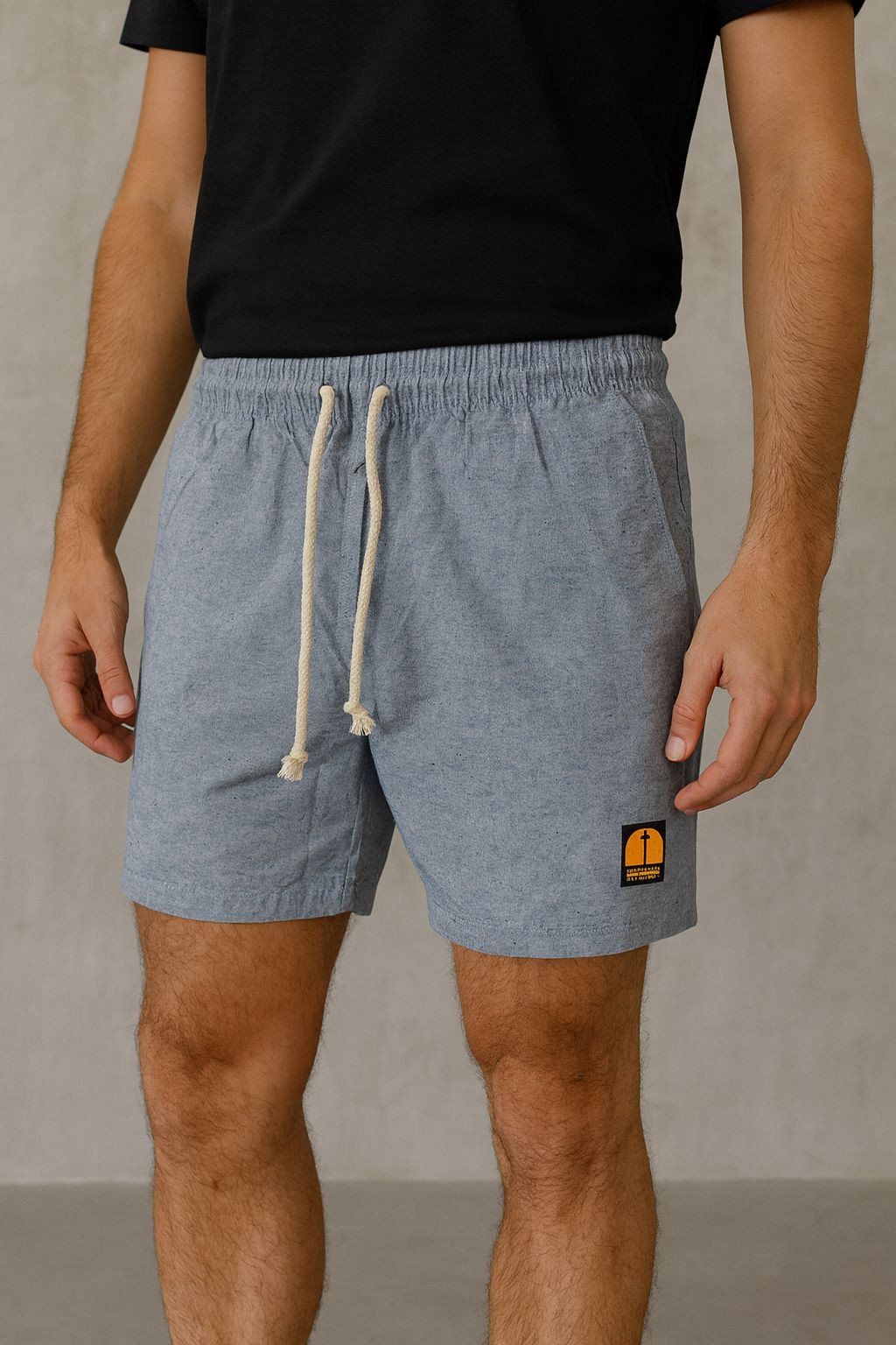 SHORT MAURICINHO BRIM - BOLSO EMBUTIDO 