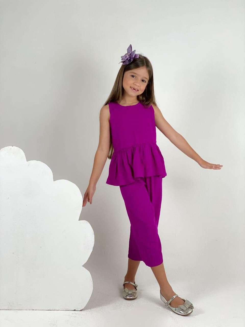 CONJUNTO DE CALÇA INF. VISCOSE 