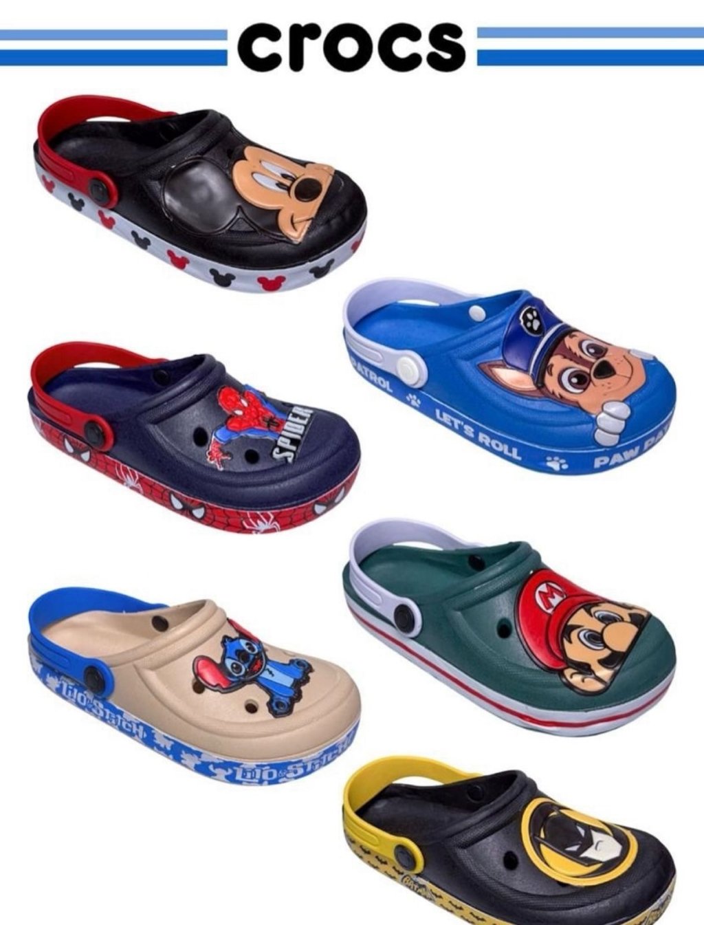 SANDÁLIA CROCS MASC. INFANTIL C/FITA 