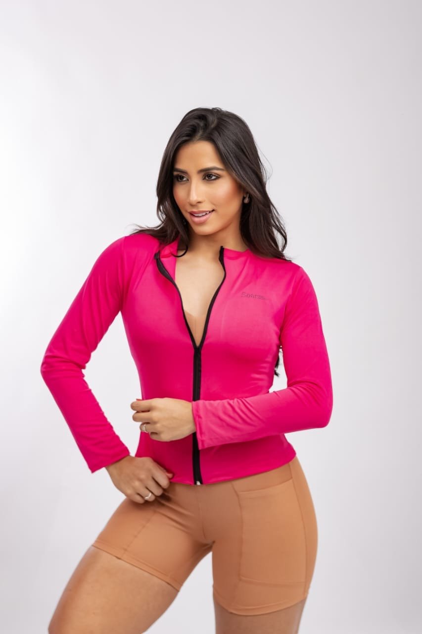 BLUSA PROTEÇÃO UV C/ZIPER 