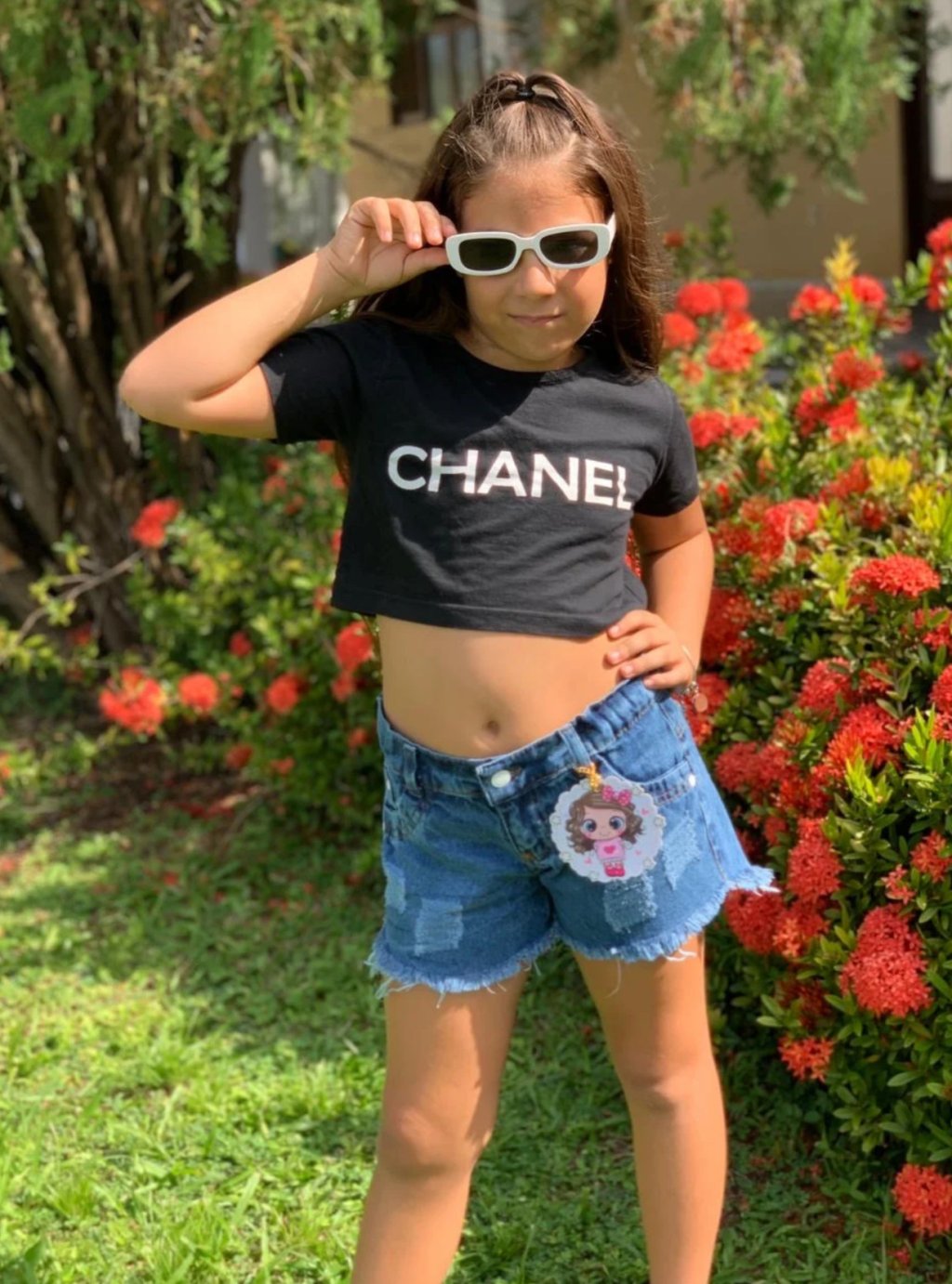 SHORT JEANS JUVENIL C/ CHAVEIRO 