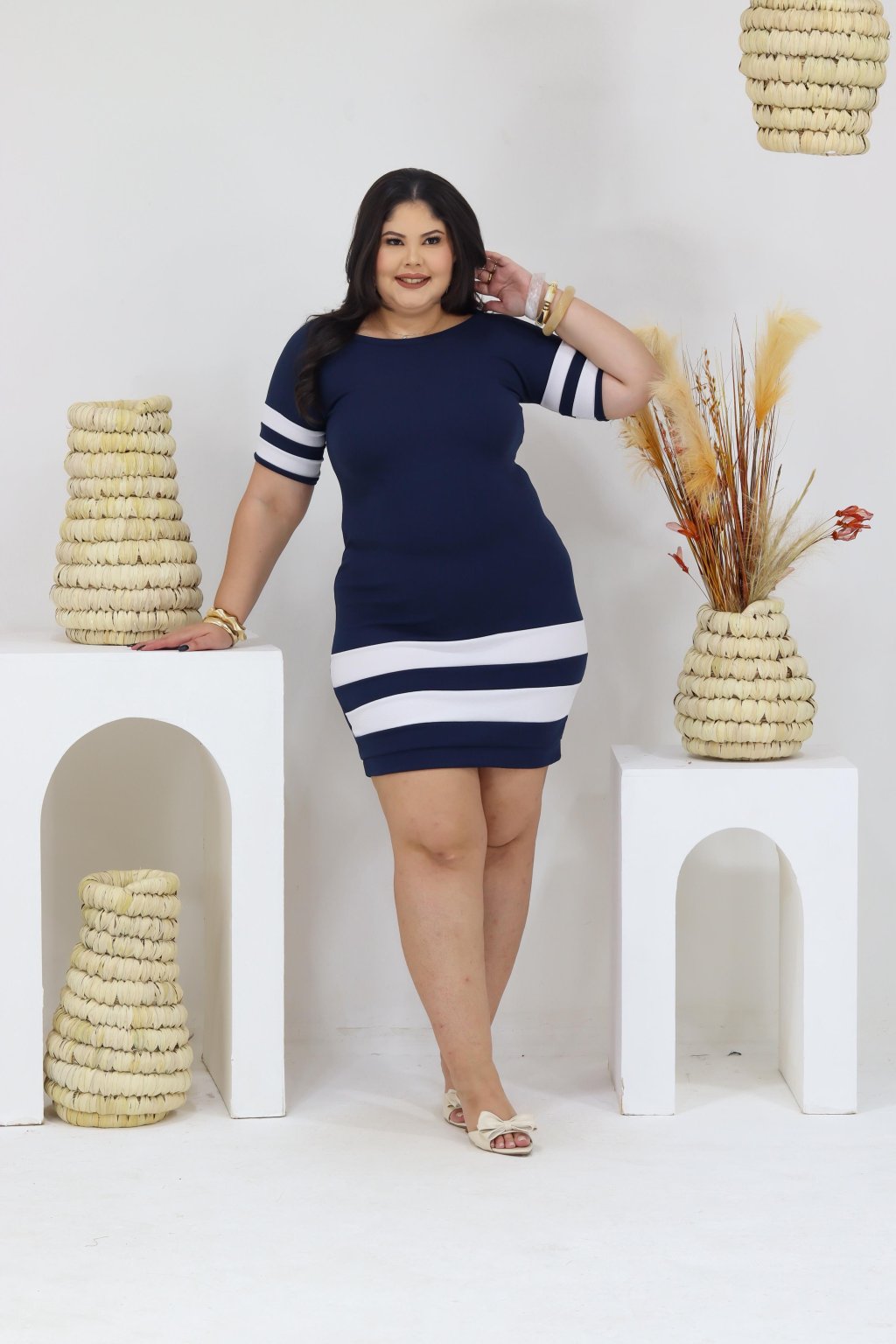 VESTIDO ADLT. CREPE - 040 