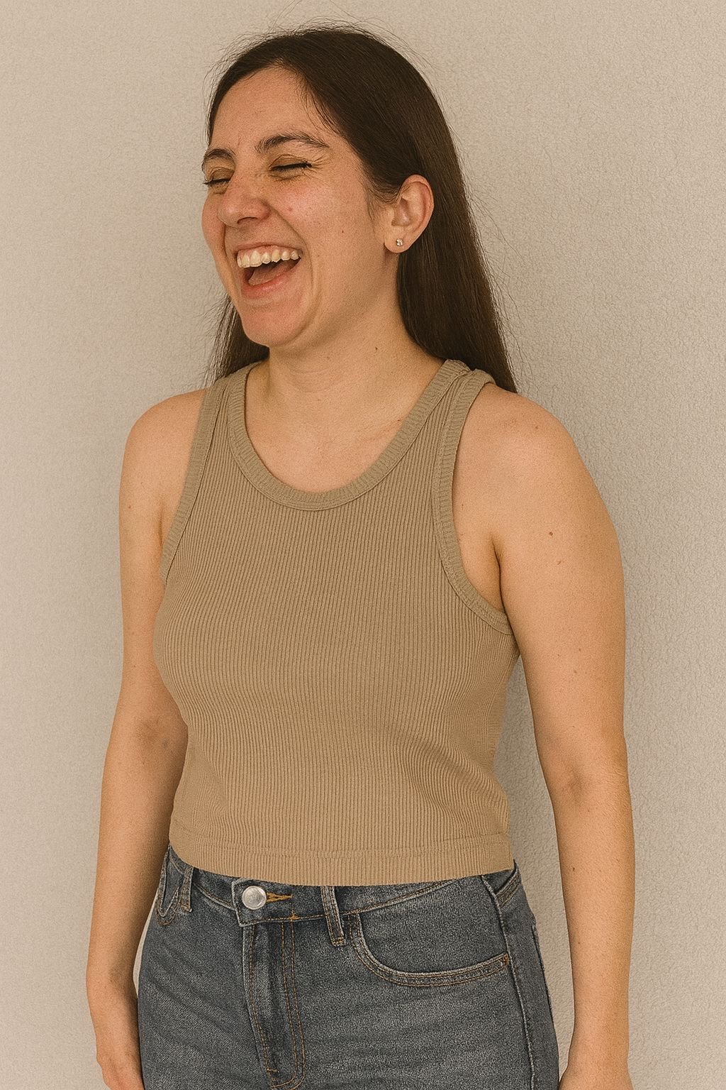 CROPPED POLIAMIDA IMPORTADO ALÇA FINA