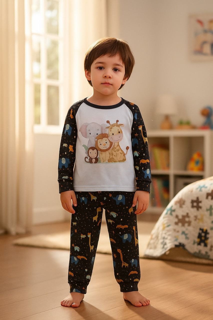 PIJAMA INF. MANGA LONGA DE CALÇA UNISSEX