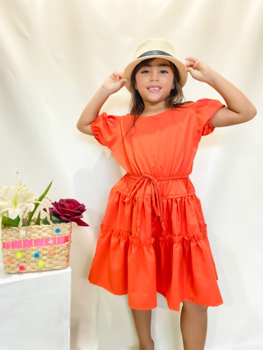 VESTIDO INF. ALFAIATARIA AMARRAÇÃO 