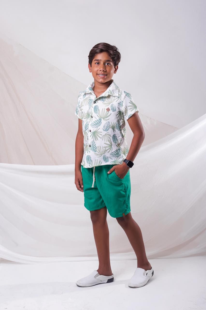 CAMISA INF. LINHÃO ESTAMPADA 