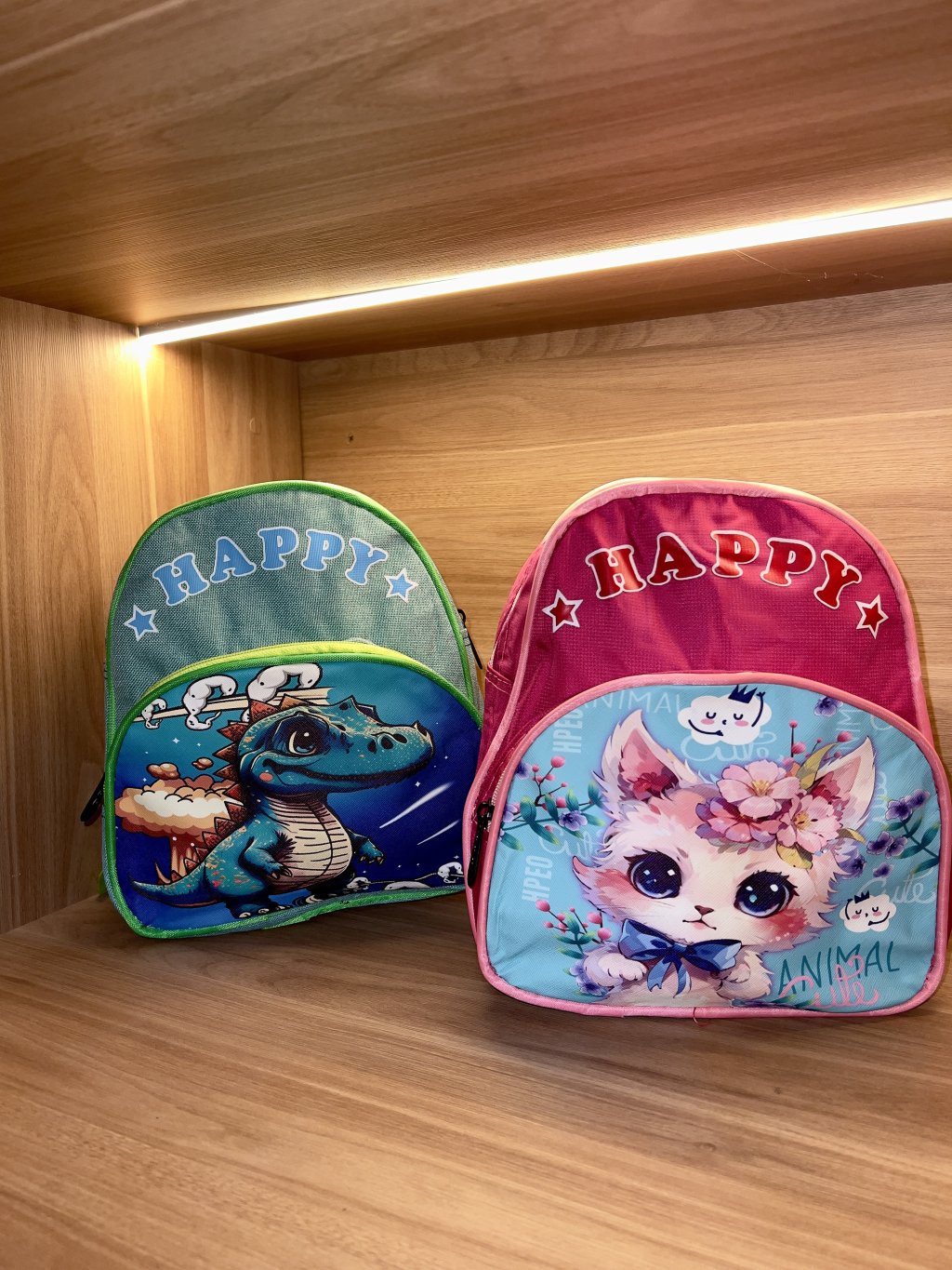 MOCHILA INF. UNISSEX PERSONAGEM 