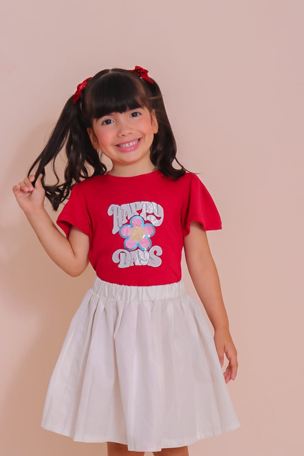 BLUSA INF. ALGODÃO APLIQUE - 204 