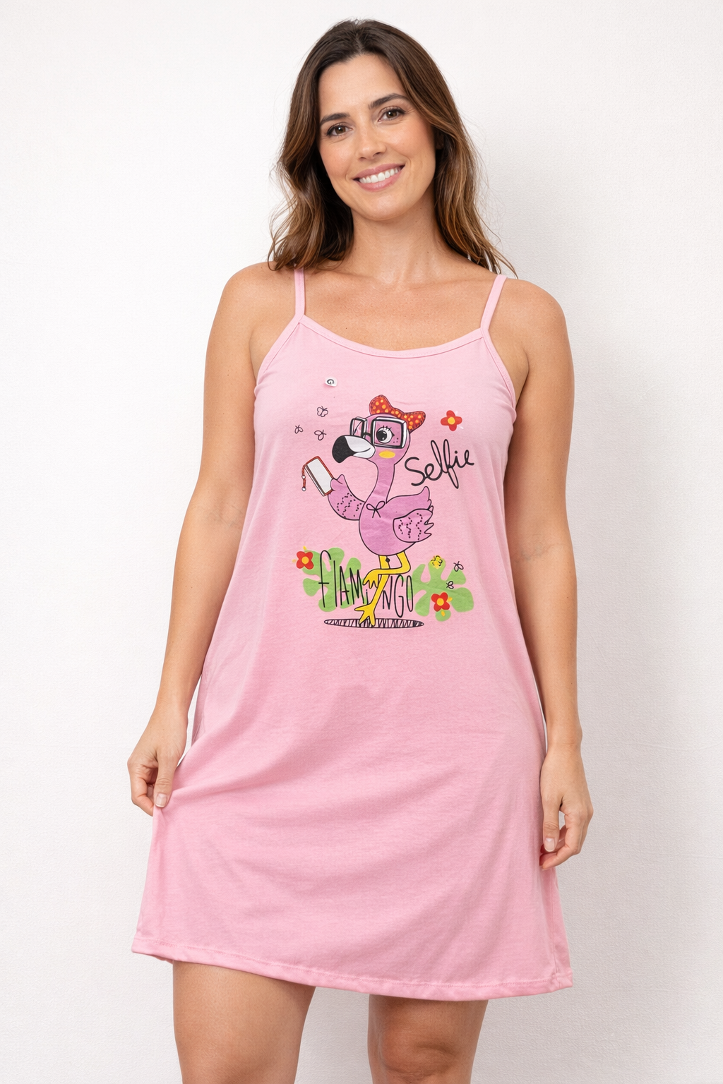 CAMISOLA ALGODÃO ESTAMPADA 