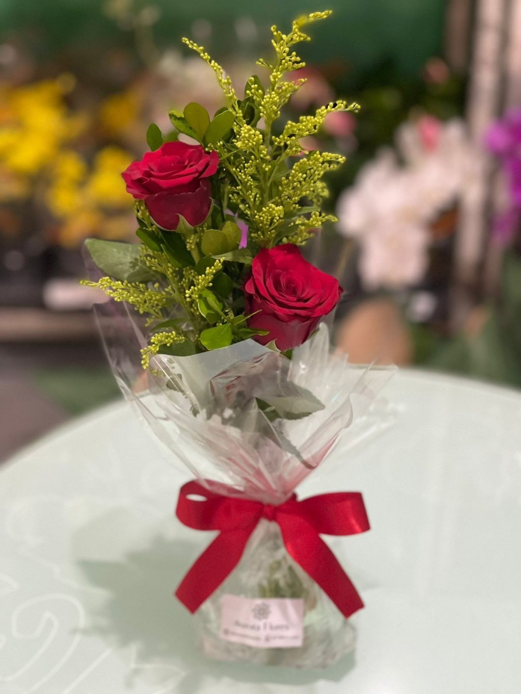 BUQUÊ NA BOLHA COM ÁGUA (1462)