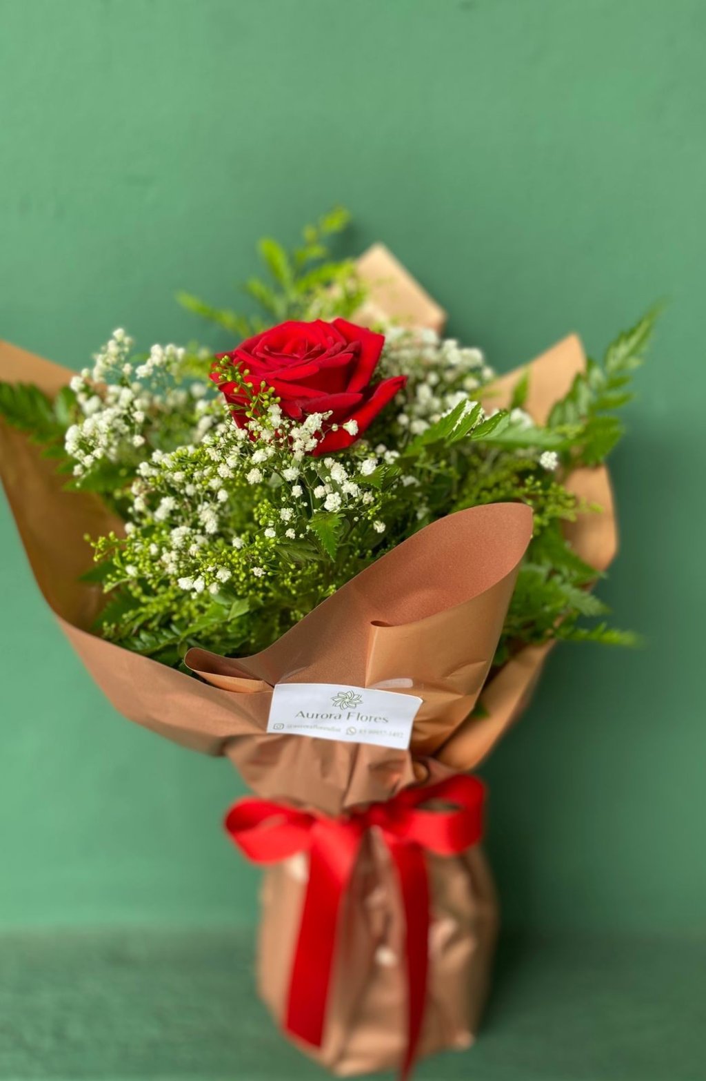 Ramalhete com 1 rosa (1821)