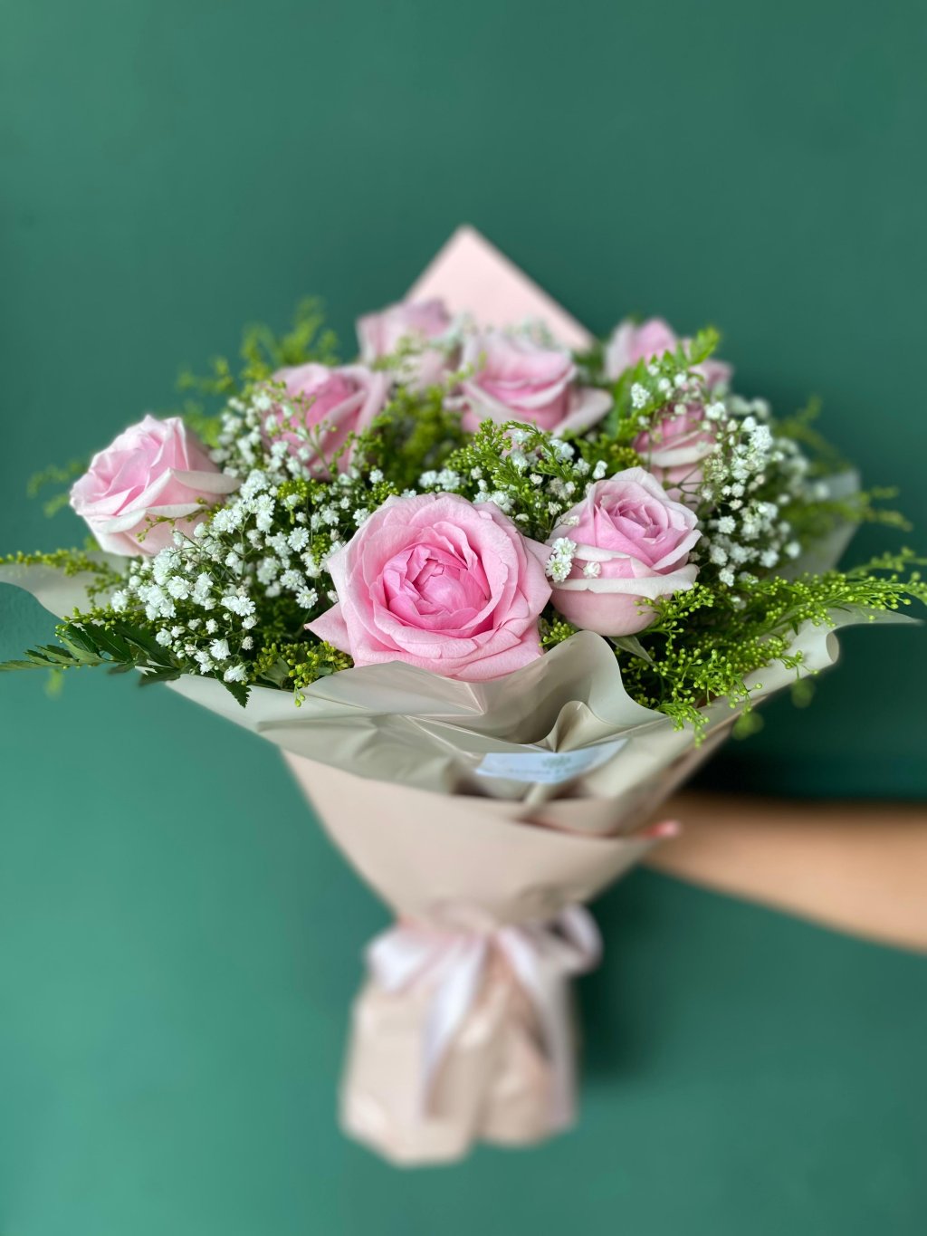 Ramalhete com 8 rosas (1819)